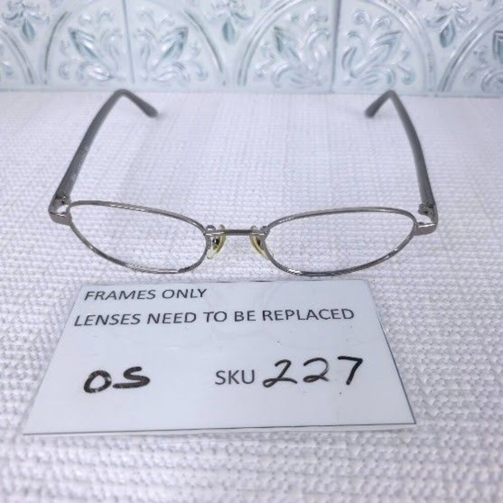 Ray-Ban RB3009 W2980 Silver Gray Metal Full Rim Sunglasses Frame Only Aviator